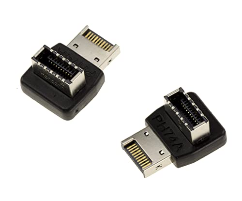 KALEA-INFORMATIQUE USB Typ E Adapter Male Female 90 Grad abgewinkelt von KALEA-INFORMATIQUE