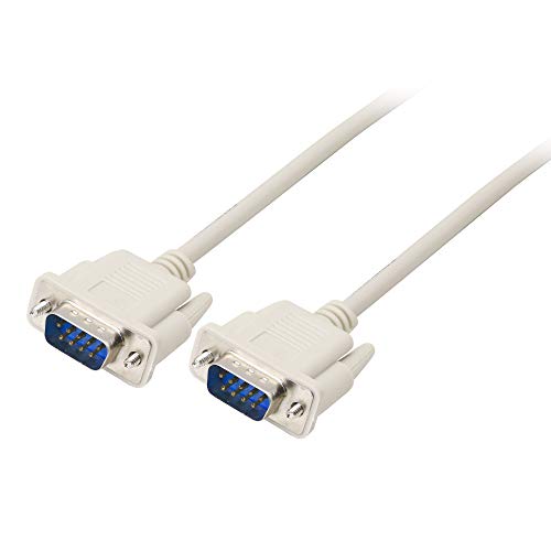 PNGKNYOCN DB9 Serielles Datenkabel RS232 Stecker auf Stecker 2-3 Cross Null Modem Verlängerungskabel für Computer, Drucker, Scanner (4.5FT) von PNGKNYOCN