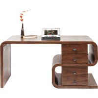Schreibtisch Soft Snake Walnut 150x70cm von KARE DESIGN