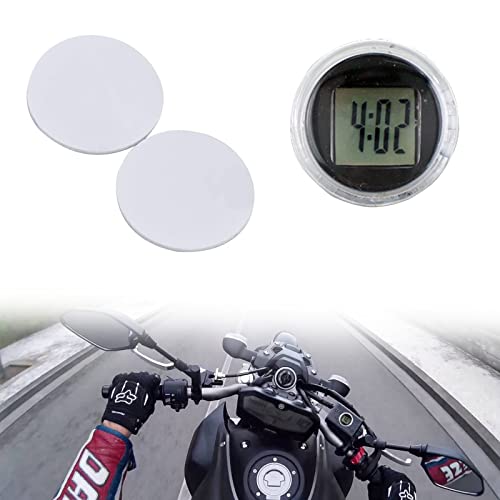 KARELLS Motorrad Elektronische Uhr, Motorrad Digital Uhr, Motorraduhr Uhr, Universal Motorraduhr, Mini Motorrad Uhr, Motorrad Uhren, Fahrraduhr für Fahrrad/Motorrad/SUV Verschiedene Modelle von KARELLS