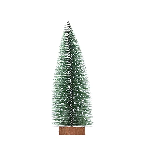 Mini Weihnachtsbaum 15cm/20cm/25cm/30cm Höhen Künstlich Miniatur Tannenbaum Klein Grün Christbaum Tree Weihnachtsdeko Tischdeko (15cm) von KAREN66