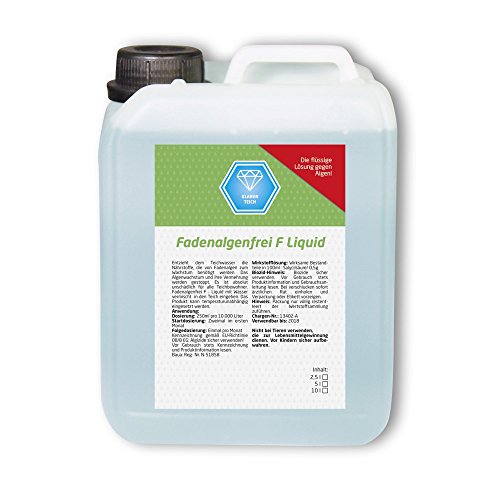 Fadenalgenfrei F Liquid 5 L Fadenalgenvernichter Fadenalgen Algen Koi Teich von KD