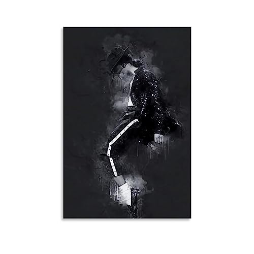 KHAMEO Michael Jackson Thriller Poster1 (4) Leinwand-Poster, dekoratives Gemälde, Leinwand-Wandposter und Kunstdruck, modernes Familienschlafzimmer-Dekor-Poster, 20 x 30 cm von KHAMEO