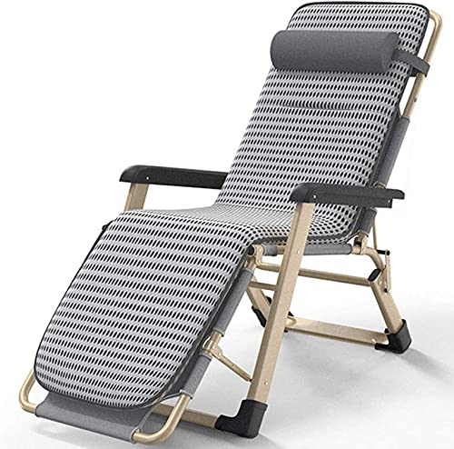 KILLCRIT Übergroße Zero-Gravity-Liegestühle mit Netzrücken, XL-4D-gepolsterter Sitz, klappbarer Terrassen-Loungesessel, Liegestuhl-Chaiselongue, 550 Pfund von KILLCRIT