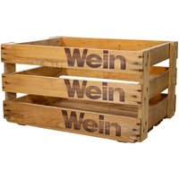 Alte Weinkiste Holzkiste Dekorationskiste Obstkiste Weinregal Garteneko diy - Natur von KISTENKOLLI ALTES LAND