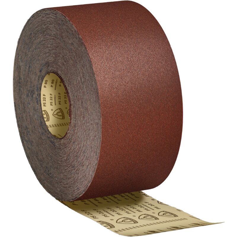 Schleifrollen PS 22 F ACT Schleifpapier für Holz, Lack, Spachtel 200 x 50000 mm Körnung 80 Schleifrollen PS 22 F ACT Schleifpapier für Holz, Lack, Spachtel 200 x 50000 mm Körnung 80 von Klingspor AG