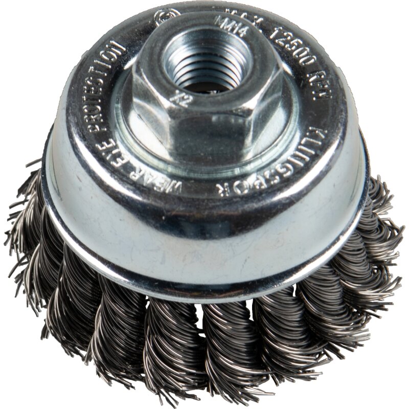 Topfbürste BT 600 Z Drahtbürste 65 mm M14-Gewinde 0,5mm Stahldraht gezopft Topfbürste BT 600 Z Drahtbürste 65 mm M14-Gewinde 0,5mm Stahldraht gezopft von Klingspor AG
