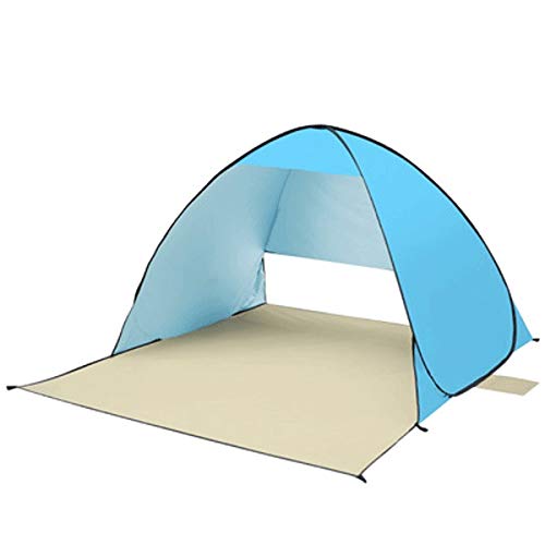 Campingzelt Easy Pop Up Strandzelt Sonnenschutz Sofortiger automatischer tragbarer Sportschirm Indoor-Spielhaus Baby-Überdachung Cabana für Outdoor-Aktivitäten B von KLLJHB