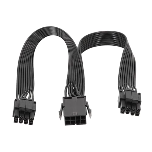 KLOVA CPU 8Pin Buchse Auf 2X 8Pin Stecker Konverter Für Mainboard CPU Power Adapter Y Splitter 8 Pin Verlängerungskabel 25CM Y Splitter Verlängerung von KLOVA