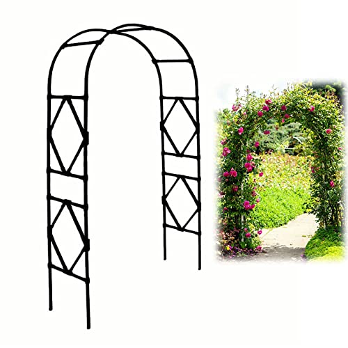 Gartenspalier Metallbogenspalier Gartenrosen Lauben Wetterfeste Pergola für den Außenbereich 47" 59" 71" 79" 110" 126" Breit - Einfach zu montierende Torbogenbögen Laube für Kletterpflanzen/ von KLUFO