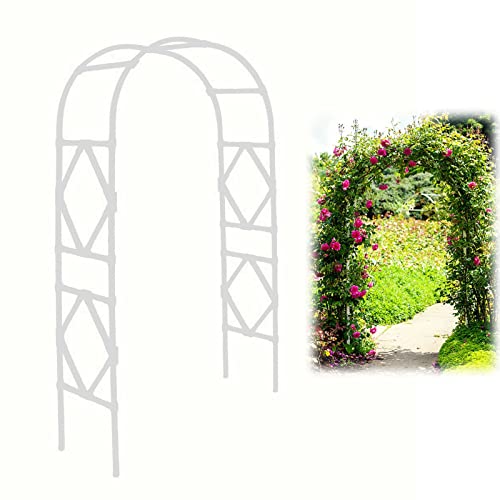 Gartenspalier Metallbogenspalier Gartenrosen Lauben Wetterfeste Pergola für den Außenbereich 47" 59" 71" 79" 110" 126" Breit - Einfach zu montierende Torbogenbögen Laube für Kletterpflanzen/ von KLUFO