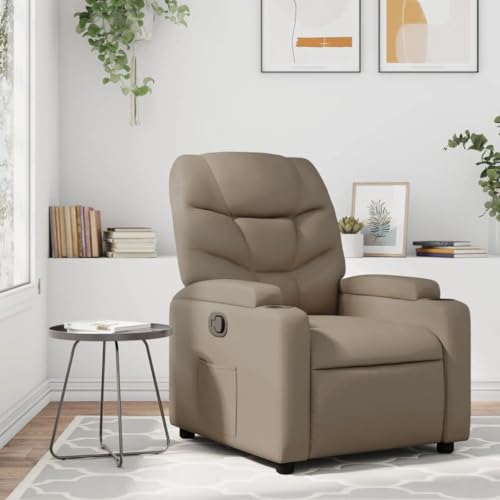 Akzent-Sessel, Liegestuhl, Schlafzimmerstuhl, bequem, stabil, Sofa, gemütlicher Lounge-Sessel for Wohnzimmer, Heimkino, Liegestuhl, Plüsch, atmungsaktiv, verstellbar, Entspannungssessel for Wohnzimmer von KLYEON