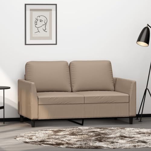 Sofa-Sofas for das Wohnzimmer, umwandelbare Couch mit Rahmen, vielseitige Sitz- und Schlaflösung, kompaktes Gäste-Schlafsofa for die Nacht, robustes Design for urbane Raumlösungen ( Color : Cappuccino von KLYEON