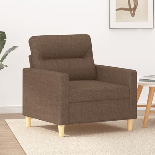 Sofagarnituren for Wohnzimmer, Sofa, Couch, bequeme Sitz- und Schlaflösung, stabiler Rahmen, umwandelbare Couch, vielseitige Funktionalität, platzsparendes Design, leicht zu reinigen ( Color : Braun , von KLYEON