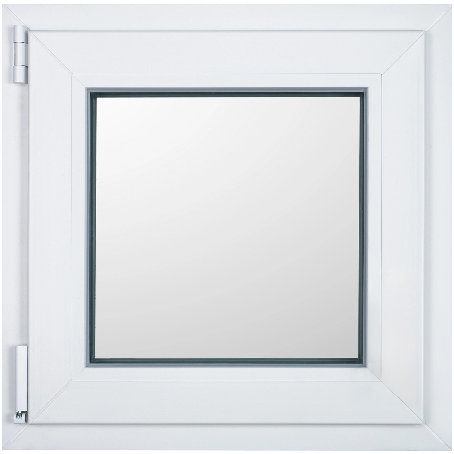 KM Meeth Kunststofffenster CL7 Weiß 100 cm x 100 DIN links Uw-Wert 0,90 von KM Meeth