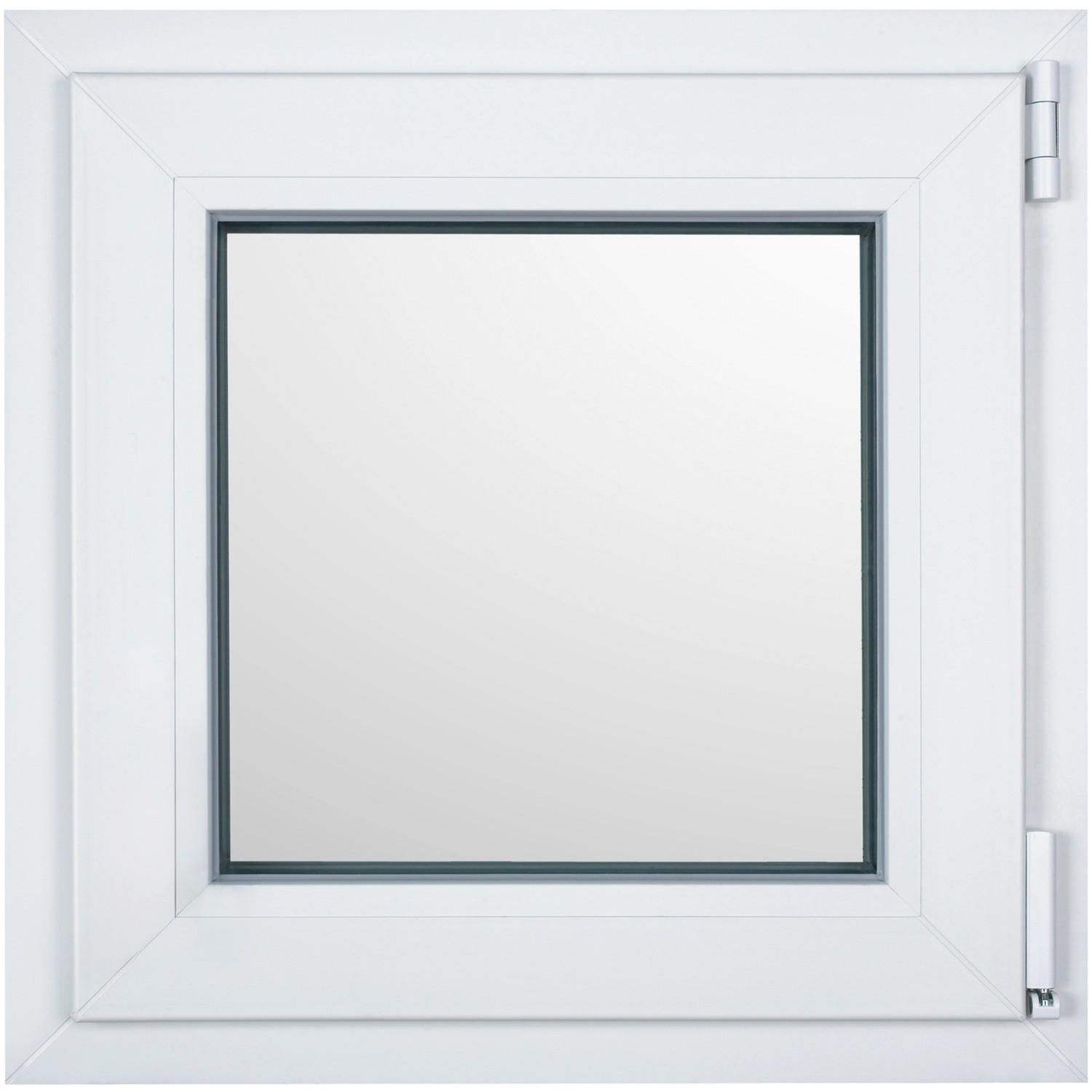 KM Meeth Kunststofffenster CL7 Weiß 100 cm x 100 DIN rechts Uw-Wert 0,90 von KM Meeth