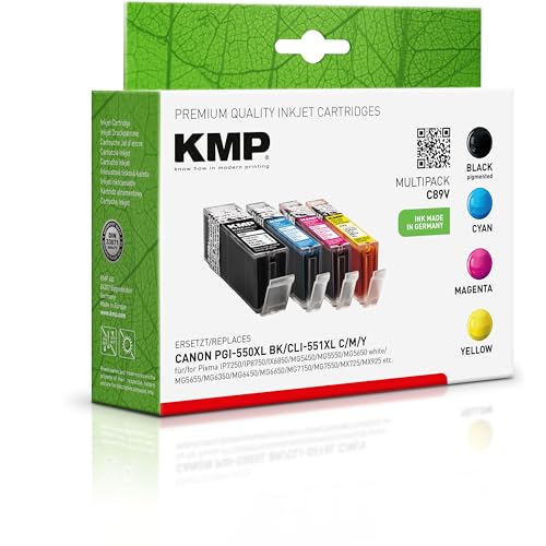 KMP Multipack für Canon Pixma IP7250/MG6350/MG7150, C89V von KMP know how in modern printing