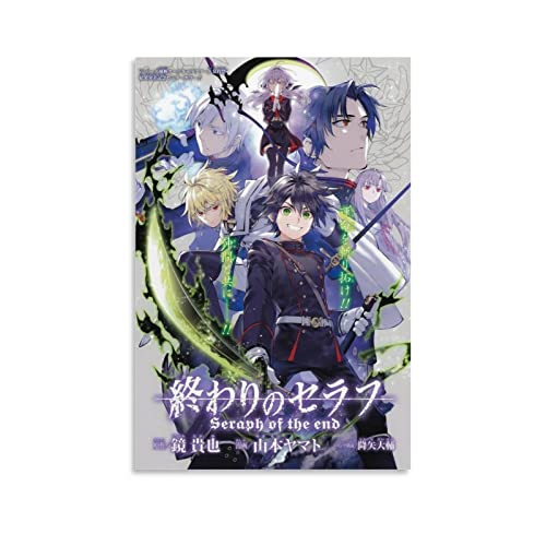 Anime Seraph of The End Art Poster Dekorative Malerei Leinwand Wandkunst Wohnzimmer Poster Schlafzimmer Malerei, Leinwand Kunst Poster Und Wandkunst Bilddruck Moderne Familienzimmer Dekor 20x30inch(5 von KNOTSS