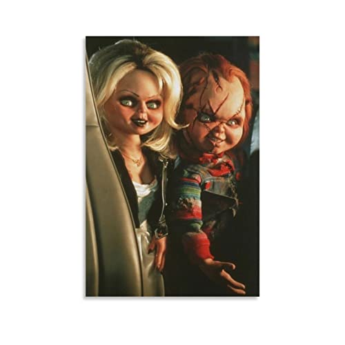 Bride of Chucky Movie Poster Dekorative Malerei Leinwand Wandkunst Wohnzimmer Poster Schlafzimmer Malerei, Leinwand Kunst Poster Und Wandkunst Bilddruck Moderne Familienzimmer Dekor 16x24inch(40x60cm) von KNOTSS