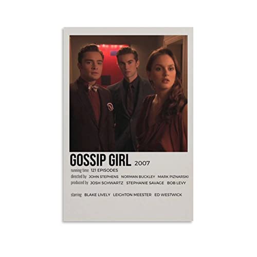 Gossip Girl Tvshow Poster Dekorative Malerei Leinwand Wandkunst Wohnzimmer Poster Schlafzimmer Malerei, Leinwand Kunst Poster Und Wandkunst Bilddruck Moderne Familienzimmer Dekor 16x24inch(40x60cm) von KNOTSS