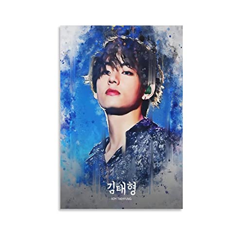 Kim Taehyung Poster Dekorative Malerei Leinwand Wandkunst Wohnzimmer Poster Schlafzimmer Malerei, Leinwand Kunst Poster Und Wandkunst Bilddruck Moderne Familienzimmer Dekor 12x18inch(30x45cm) von KNOTSS