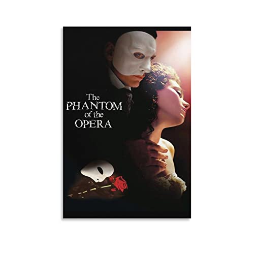 Movie The Phantom of The Opera Poster Dekorative Malerei Leinwand Wandkunst Wohnzimmer Poster Schlafzimmer Malerei, Leinwand Kunst Poster Und Wandkunst Bilddruck Moderne Familienzimmer Dekor 16x24inc von KNOTSS