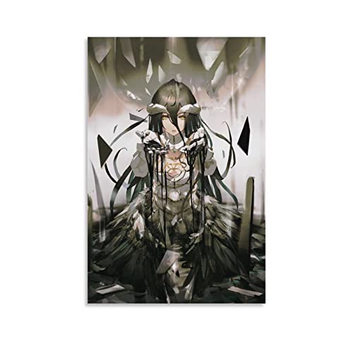 Overlord Anime Albedo Poster Dekorative Malerei Leinwand Wandkunst Wohnzimmer Poster Schlafzimmer Malerei, Leinwand Kunst Poster Und Wandkunst Bilddruck Moderne Familienzimmer Dekor 16x24inch(40x60cm) von KNOTSS