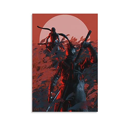 Sekiro Shadows Die Twice Art Poster Dekorative Malerei Leinwand Wandkunst Wohnzimmer Poster Schlafzimmer Malerei, Leinwand Kunst Poster Und Wandkunst Bilddruck Moderne Familienzimmer Dekor 20x30inch(5 von KNOTSS