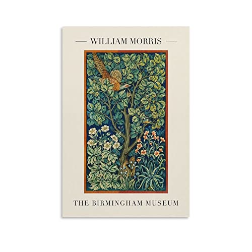 William Morris The Birmingham Museum Poster Dekorative Malerei Leinwand Wandkunst Wohnzimmer Poster Schlafzimmer Malerei, Leinwand Kunst Poster Und Wandkunst Bilddruck Moderne Familienzimmer Dekor 20x von KNOTSS