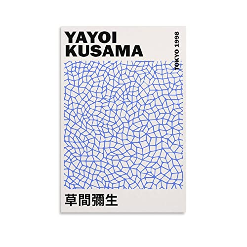 Yayoi Kusama Poster Dekorative Malerei Leinwand Wandkunst Wohnzimmer Poster Schlafzimmer Malerei, Leinwand Kunst Poster Und Wandkunst Bilddruck Moderne Familienzimmer Dekor 20x30inch(50x75cm) von KNOTSS