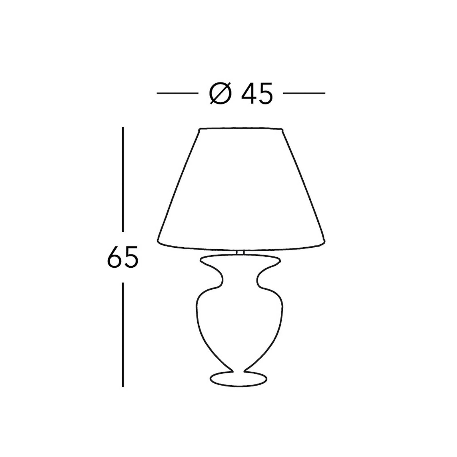 KOLARZ Tischlampe Anfora, goldfarben, Höhe 65 cm, Glas/Stoff KOLARZ Tischlampe Anfora, goldfarben, Höhe 65 cm, Glas/Stoff von KOLARZ