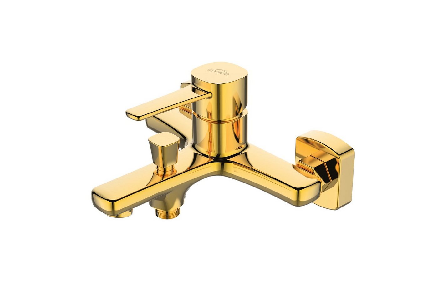 KOLMAN Wannenarmatur GLAMOUR Badewannenarmatur Wasserhahn für Badezimmer in Gold von KOLMAN