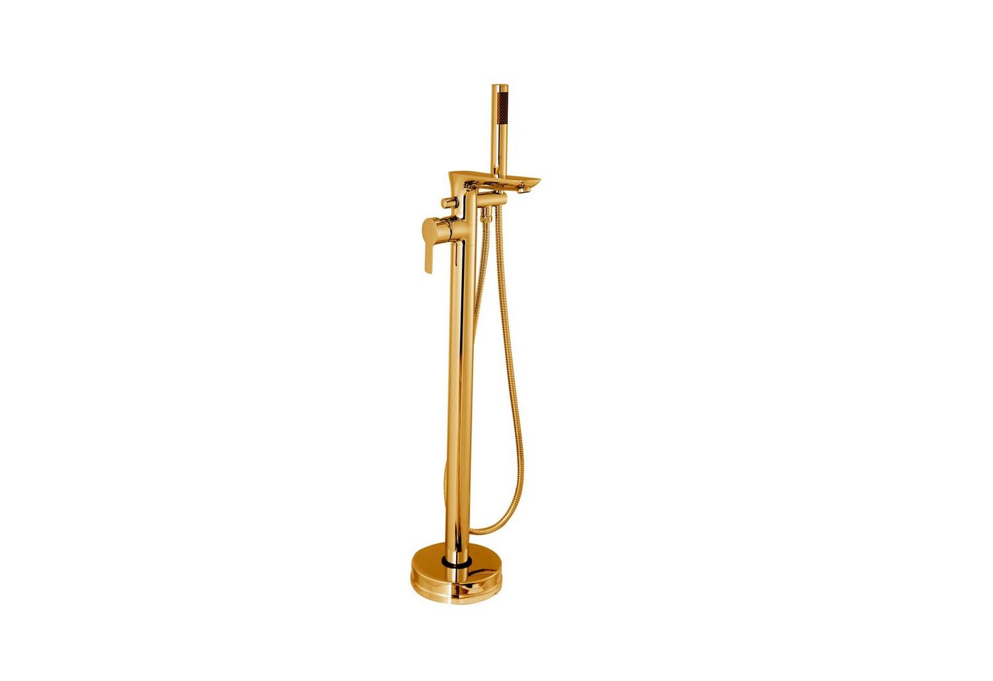 KOLMAN Wannenarmatur GLAMOUR Freistehende Badewannenarmatur 87,5 cm in Gold von KOLMAN