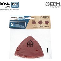 Koma Tools - Packung mit 5 Schleifpapieren für 08765 Koma-Werkzeuge von KOMA TOOLS