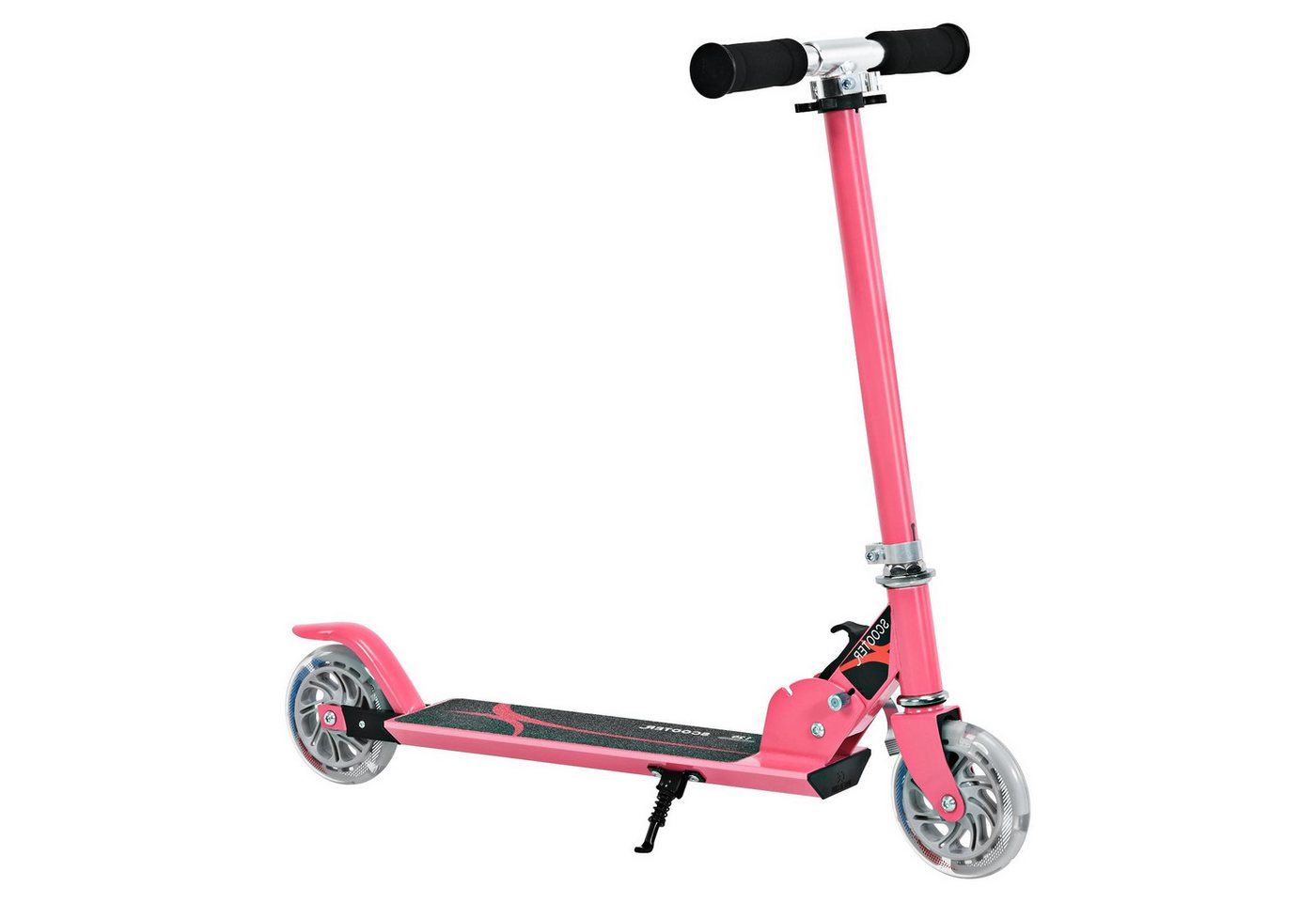 KOMFOTTEU Cityroller Kinder Roller Scooter, mit LED Rädern, ab 4 Jahre von KOMFOTTEU