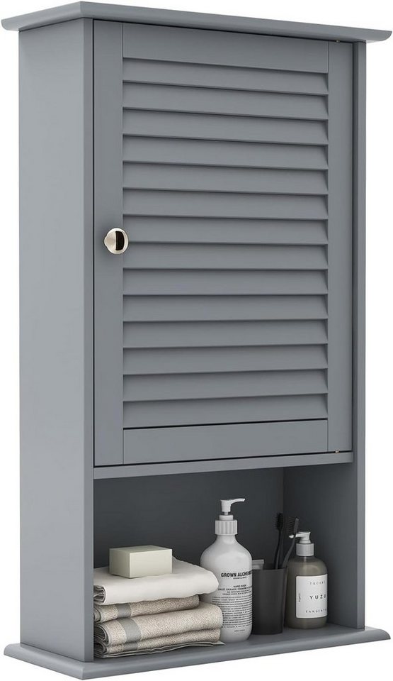 KOMFOTTEU Hängeschrank Badezimmerschrank 42 x 17 x 70 cm KOMFOTTEU Hängeschrank Badezimmerschrank 42 x 17 x 70 cm von KOMFOTTEU