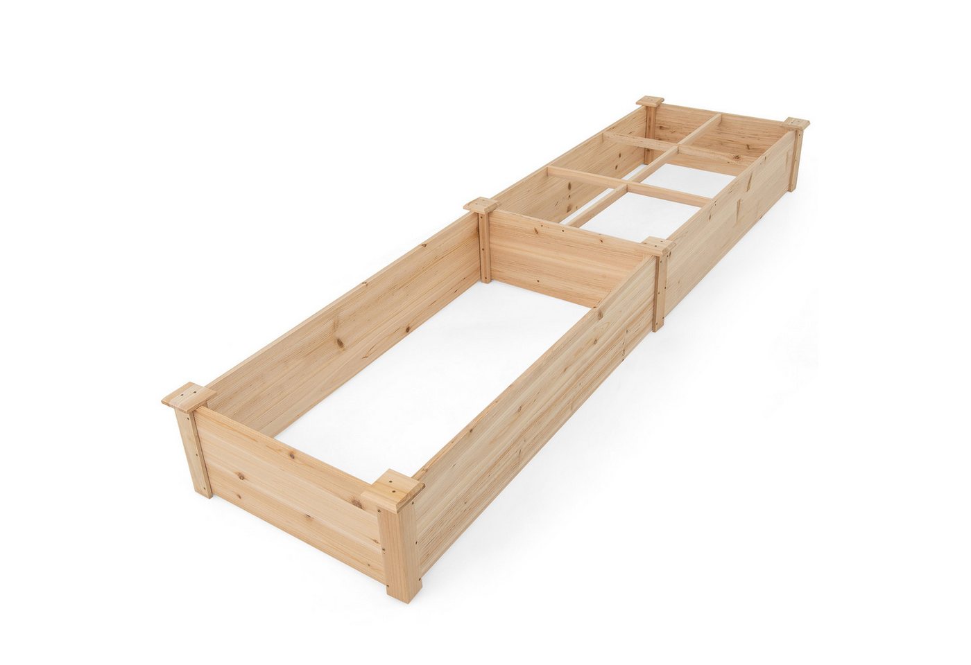 KOMFOTTEU Hochbeet, Gartenbeet mit 2 Pflanzkästen & Trennwänden KOMFOTTEU Hochbeet, Gartenbeet mit 2 Pflanzkästen & Trennwänden von KOMFOTTEU