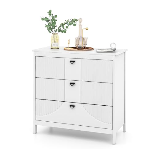 KOMFOTTEU Kommode mit 3 großen Schubladen, Schubladenschrank Sideboard mit Kippschutz, Aufbewahrungsschrank Buffet modern für Wohnzimmer, Büro, Küche KOMFOTTEU Kommode mit 3 großen Schubladen, Schubladenschrank Sideboard mit Kippschutz, Aufbewahrungsschrank Buffet modern für Wohnzimmer, Büro, Küche von KOMFOTTEU
