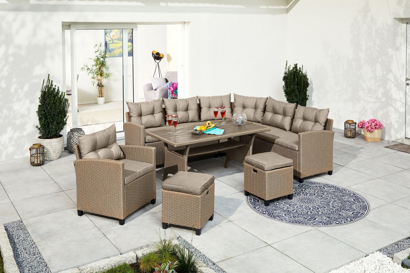 Lounge-Sets und andere Gartenmöbel von Konifera. Online kaufen bei Möbel &