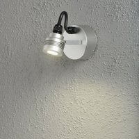 Konstsmide Monza Moderne Wandleuchte für den Außenbereich, verstellbar, 1 x 1 W, Hochleistungs-LED-Strahler, IP54 von KONSTSMIDE LIGHTING