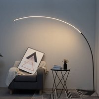 Design Große LED-Stehleuchte dimmbar gebogen - Avellino von KOSILUM