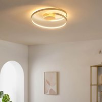 Goldene Doppel Halo LED-Deckenleuchte - Millenium von KOSILUM