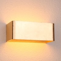 Goldene klappbare led Wandleuchte - Quadra 20 cm von KOSILUM