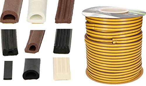 KOTARBAU Dichtungsband Für Türen Fenster E 9 x 4 mm 1 m Braun Türdichtung Dichtungsstreifen Fensterdichtung Gummidichtung Selbstklebend EPDM Isolation KOTARBAU Dichtungsband Für Türen Fenster E 9 x 4 mm 1 m Braun Türdichtung Dichtungsstreifen Fensterdichtung Gummidichtung Selbstklebend EPDM Isolation von KOTARBAU