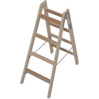 KRAUSE Stehleiter STABILO natur 2x 4 Sprossen, H: 120,0 cm von KRAUSE