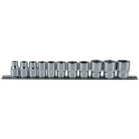 3/8 CHROMEplus 6-kant-Stecknuss-Satz, 11-tlg 8-19mm von KSTOOLS