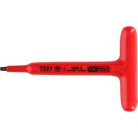 T-Griff-Torx-Stiftschlüssel mit Schutzisolierung, T20, 120 mm von KSTOOLS
