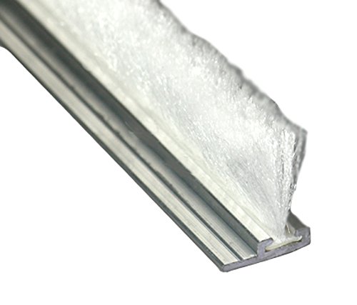 Bürstendichtung BWL 21 mm x 100cm Türbürste weiß Türdichtung Glastürdichtung von KTB