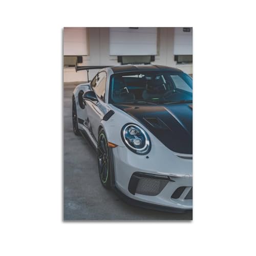 KTIN Hypercar Poster 911 GT2 RS Supercar Rennwagen-Poster, dekoratives Gemälde, Leinwand, Wandposter und Kunstdruck, modernes Familienschlafzimmer-Dekor-Poster, 50 x 75 cm von KTIN