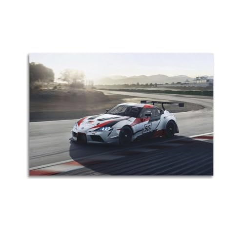 KTIN JDM Sportwagen-Poster GR Supra Racing Concept Poster, dekorative Gemälde, Leinwand, Wandposter und Kunstdruck, modernes Familienschlafzimmer-Dekor-Poster, 60 x 90 cm von KTIN